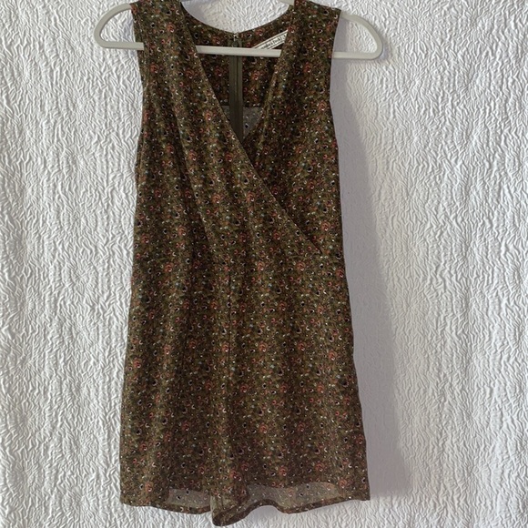 Abercrombie & Fitch Sleeveless Floral Print Shorts Romper - Picture 5 of 9
